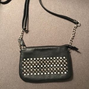 Studded Black Purse